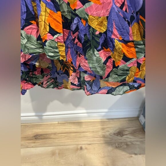 Anthropologie Abel The Label Leonard Maxi DressFloral Boho Vibrant Women - Picture 8 of 10